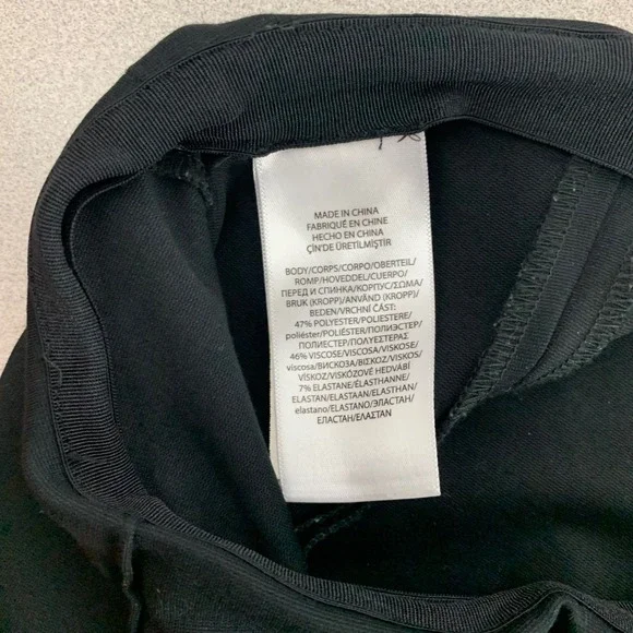 Polo Ralph Lauren Leggings Womens Medium Black Pintuck Ankle Zip Skinny Pants * - Picture 7 of 15